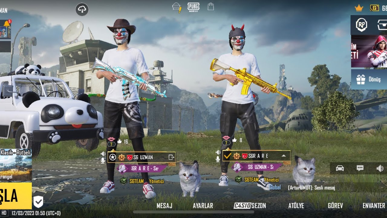 2 V 2 FENA SAPLAYIŞŞ!! (M4 KAYMASIZ)