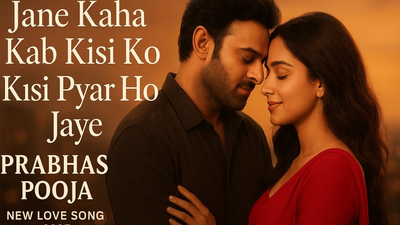 Jaane Kahan Kab Kisi Se Pyaar Ho Jaye | Prabhas 💖 Pooja | Heart Touching Romantic Love Song