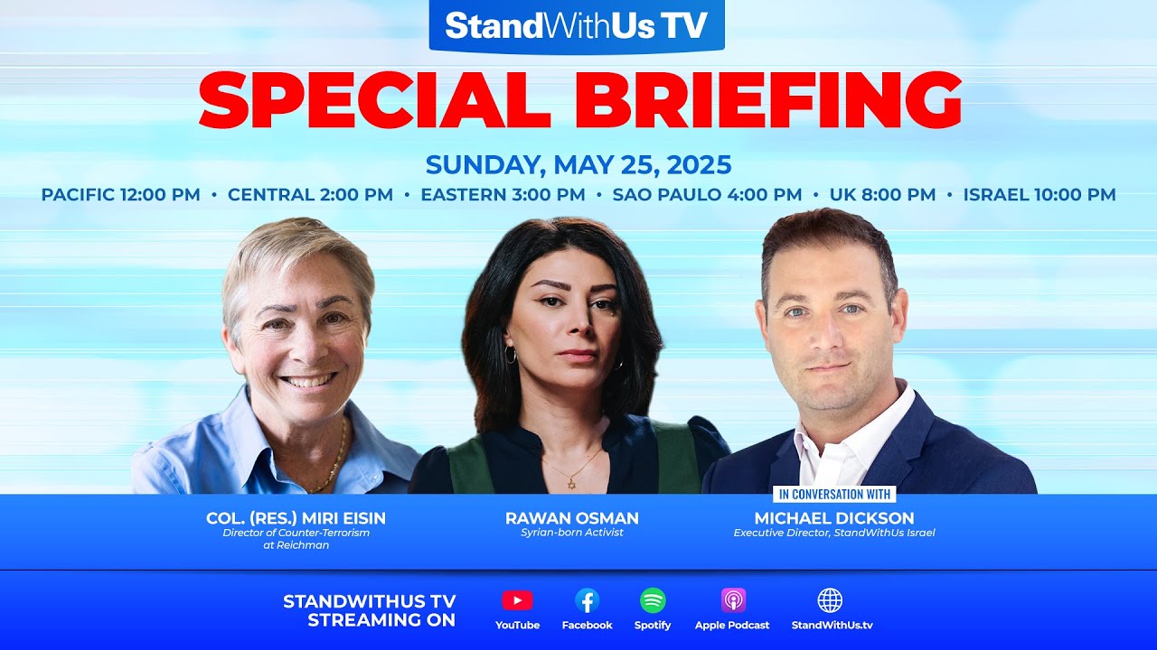 Special Briefing with Miri Eisin, Rawan Osman