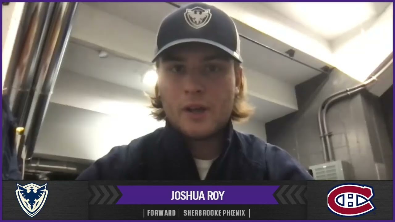 CHL on TSN: 1-on-1 with Sherbrooke's Joshua Roy