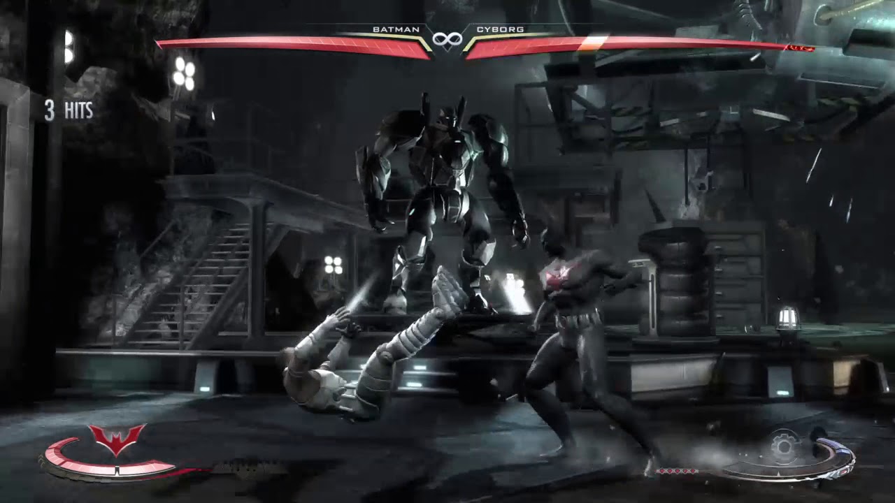 Injustice: Gods Among Us Ultimate Edition Batman vs Cyborg