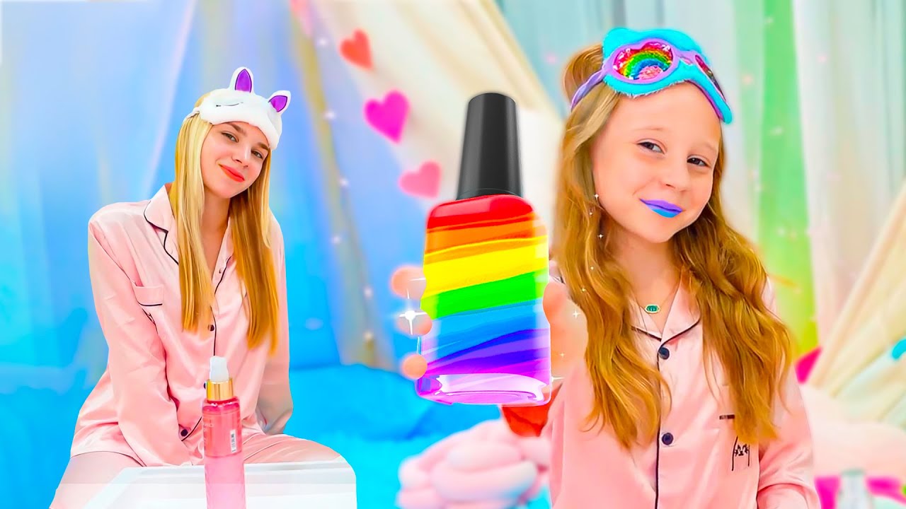 Nastya und ihre erste &Uuml;bernachtung bei Maggie mit Hygieneregeln
