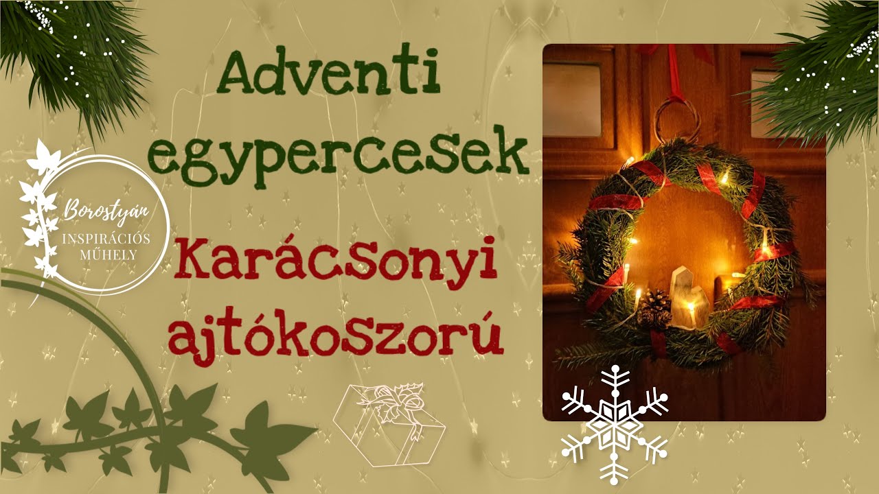 #2 Karácsonyi ajtókoszorú