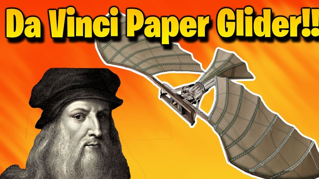 DA VINCI'S GLIDER PAPER MODEL