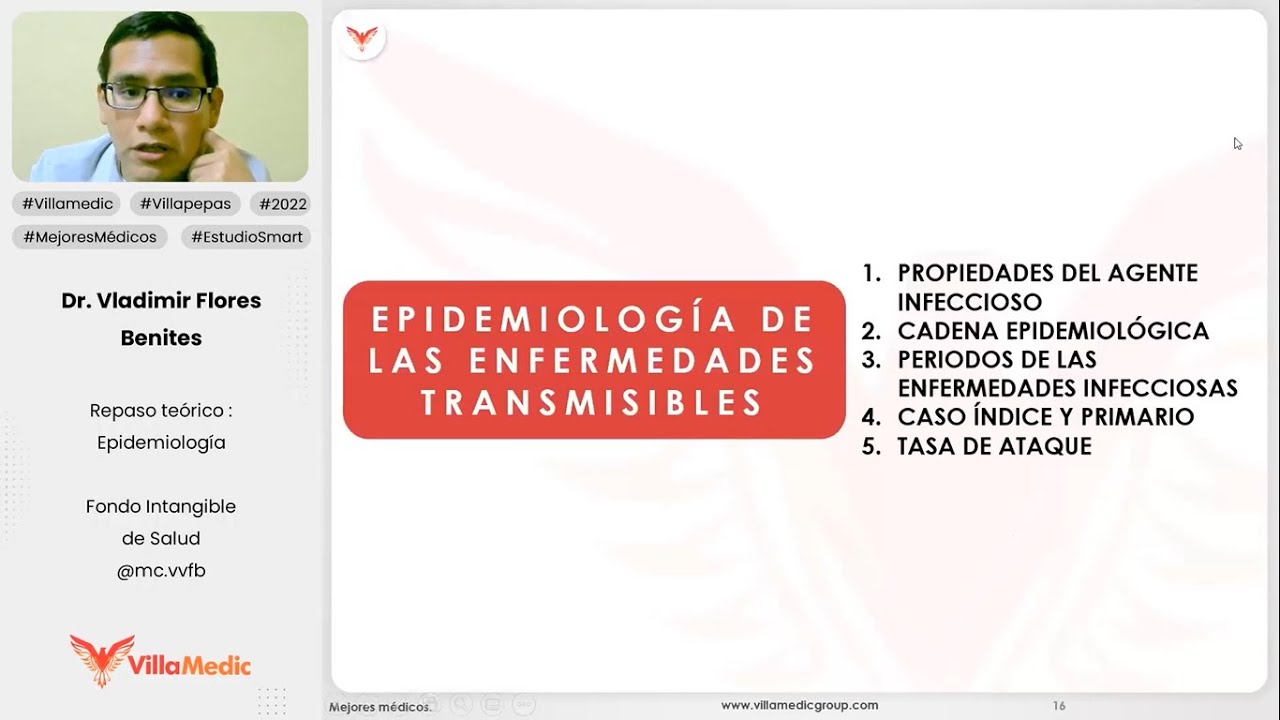 EPIDEMIOLOGÍA DE LAS ENFERMEDADES TRANSMISIBLES - EPIDEMIOLOGÍA - VILLAMEDIC