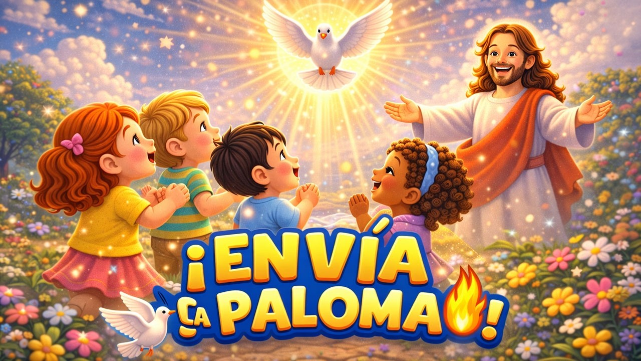 Envía la Paloma 🕊️ | Corito Cristiano Infantil Alegre y Poderoso| Español