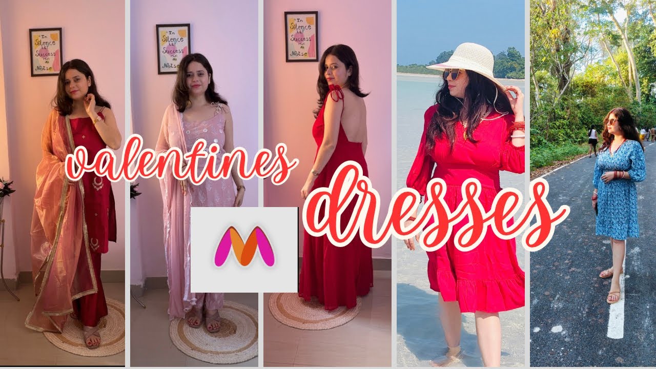Dresses for valentine’s day✨🌸, Myntra valentines dress, dress under 500/-