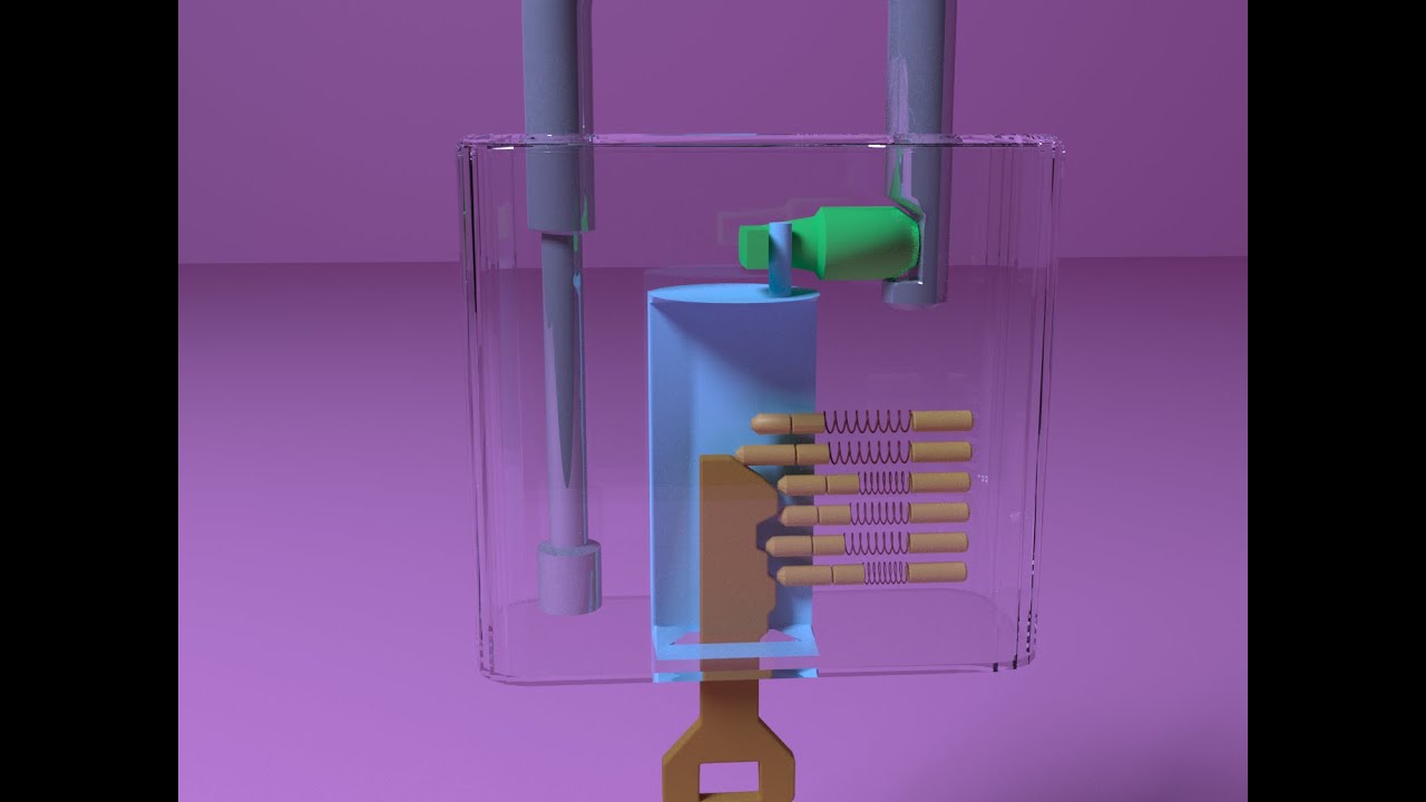 анимация замка (3D max render)