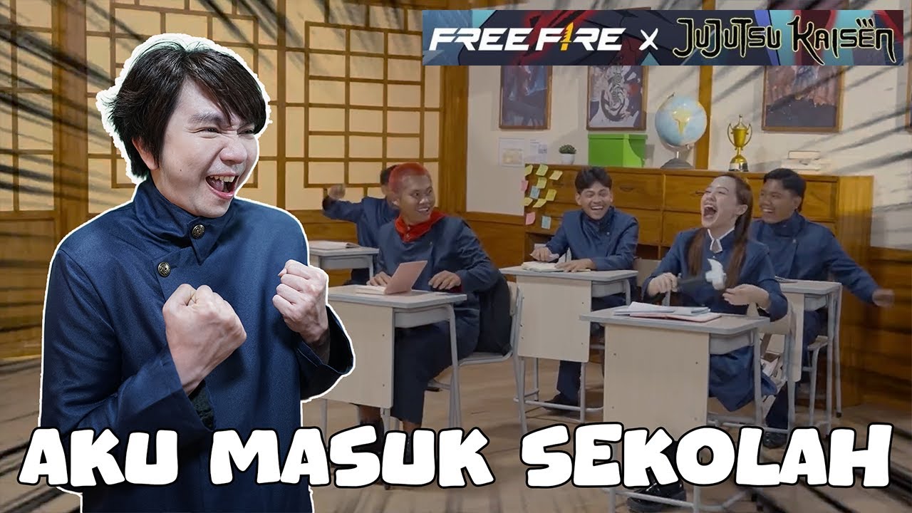 Ayo Kita Masuk Sekolah Kutukan di Game Free Fire x Jujutsu Kaisen