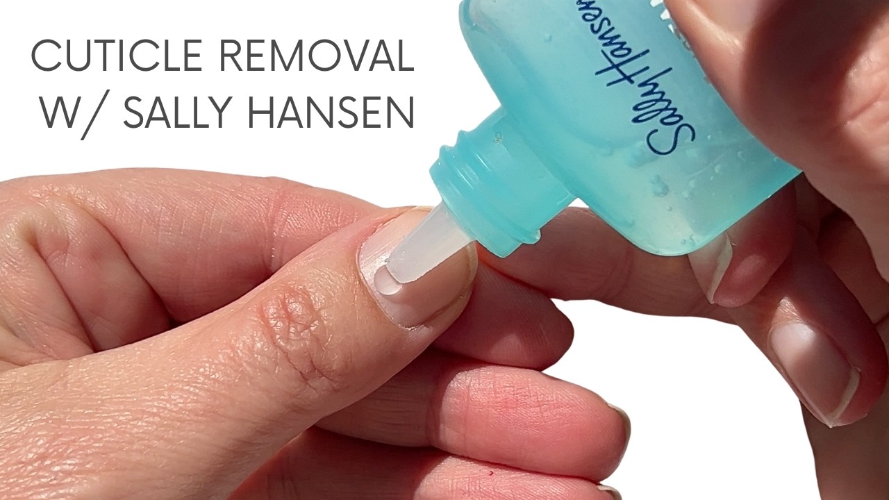 Удаление кутикулы с помощью Sally Hansen (часть, которую я не опубликовала на прошлой неделе)