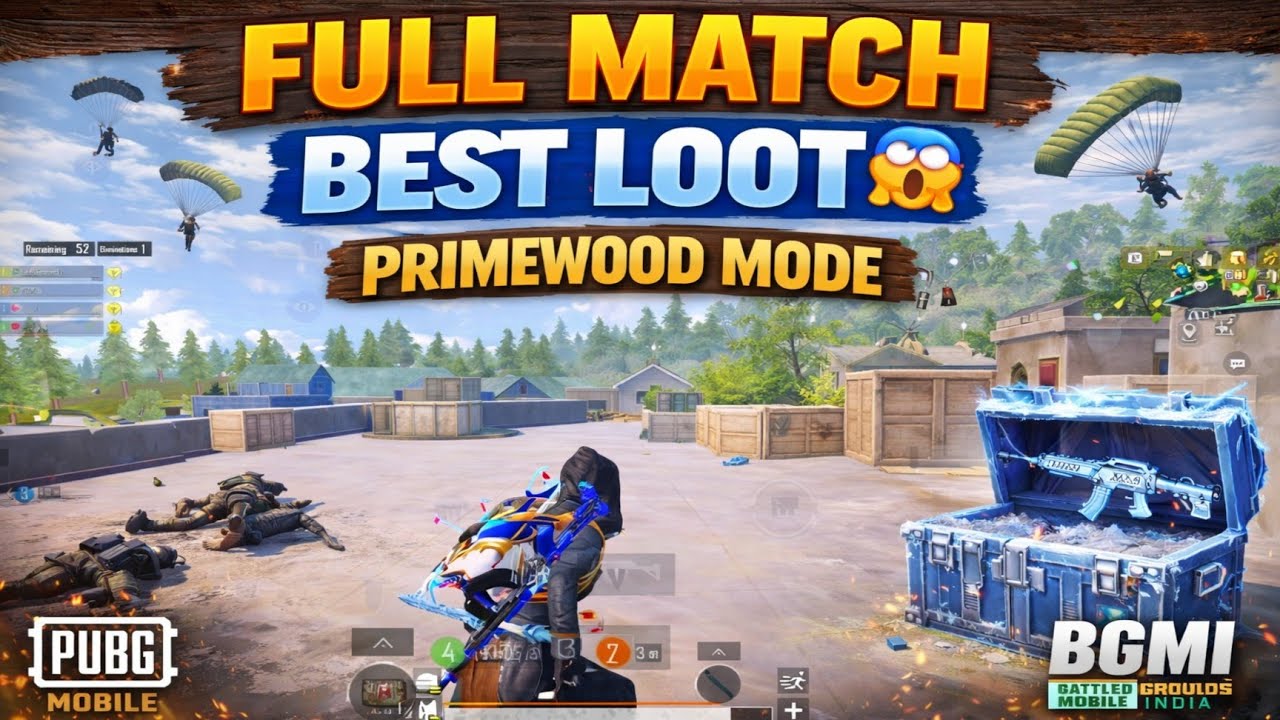 Wow! 😍 NEW BEST LOOT Gameplay in PRIMEWOOD GENESIS MODE 🥵 | PUBG Mobile Full Match