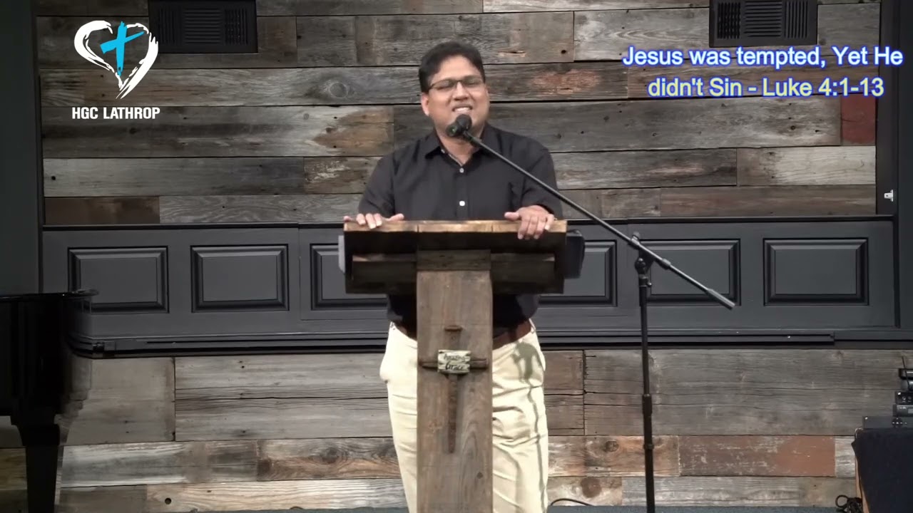 Jesus was tempted, yet He didn't sin - Luke 4:1-13