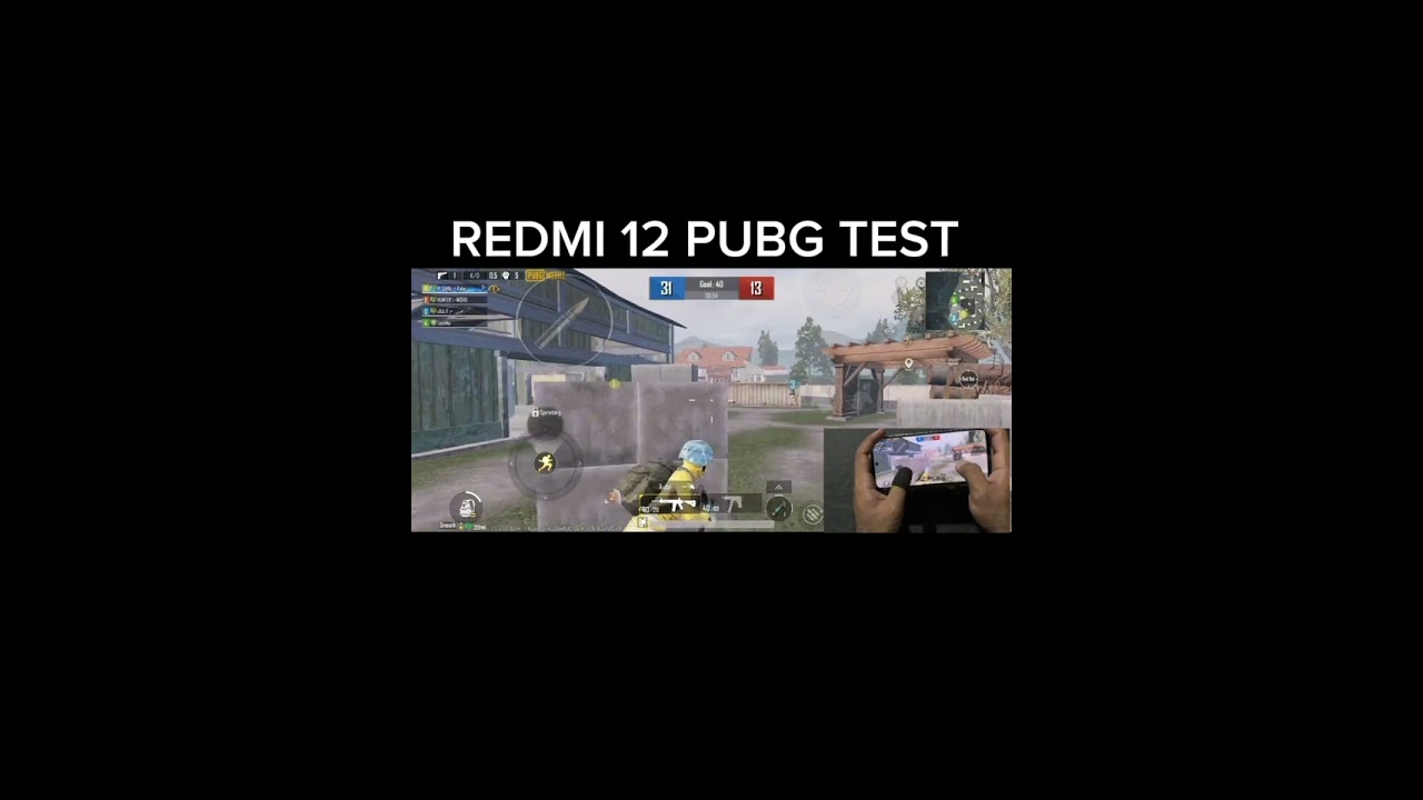 REDMI 12 PUBG TEST🔥 #shorts