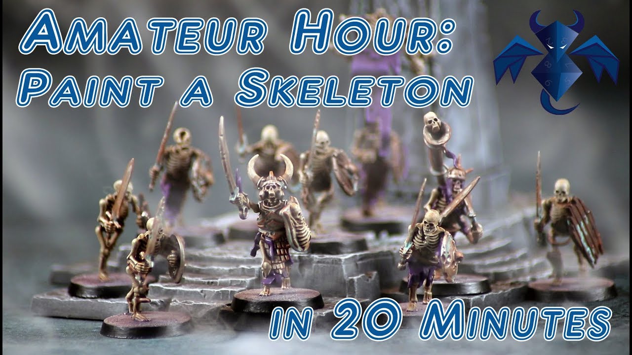 Amateur Hour: Paint a Skeleton in 20 Minutes
