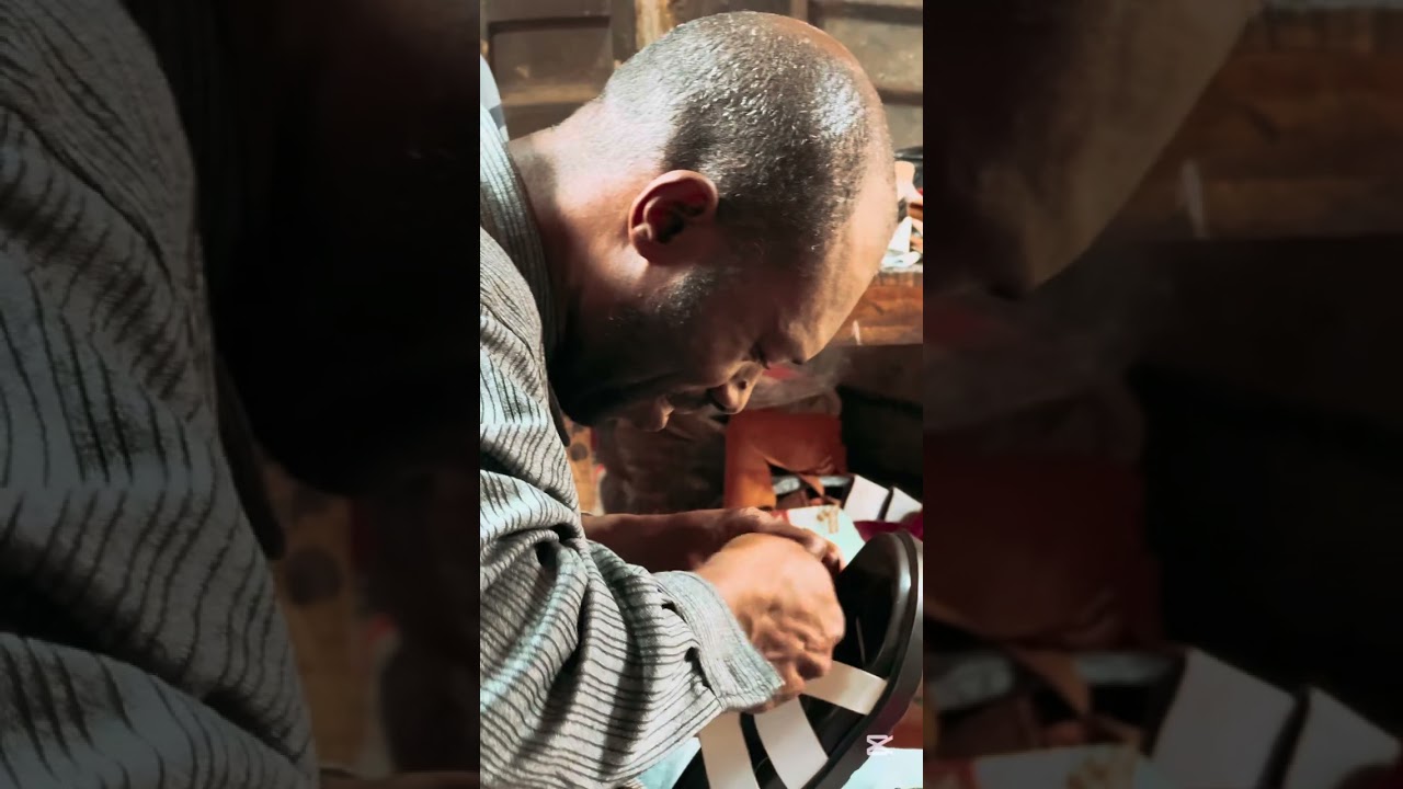 Day in the life of a Nigerian shoemaker 