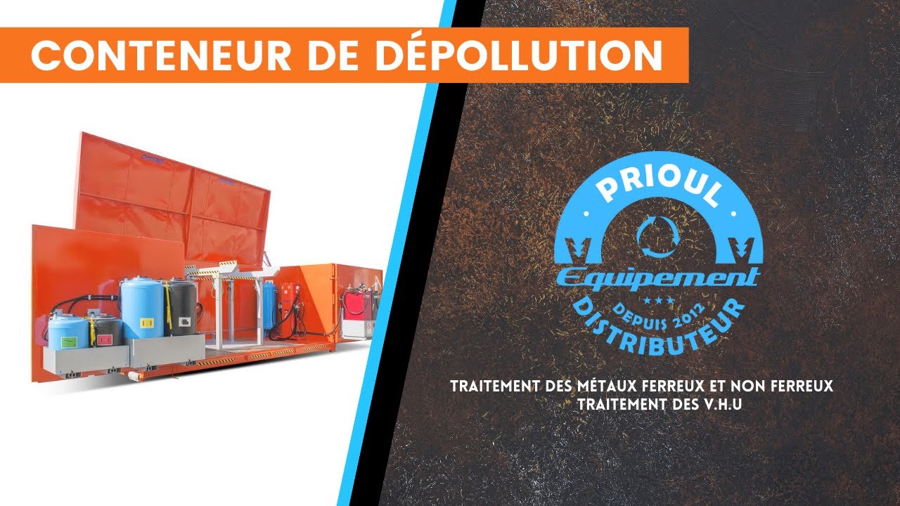 Conteneur de Dépollution ISC | Iris Mec