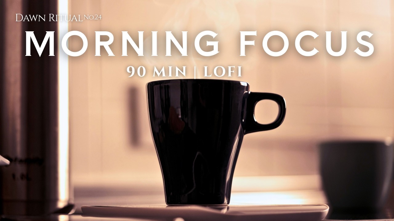 90 Minutes Lofi Hip Hop ☕️ Morning Focus Beats for Work & Study [Dawn Ritual No.24]