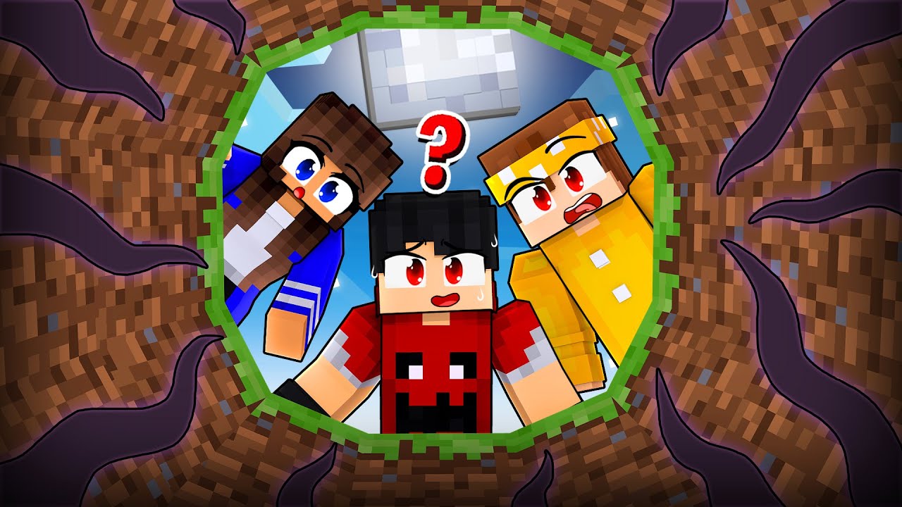 Minecraft mas TEM ALGO LÁ EM BAIXO?! ‹‹ P3DRU ››