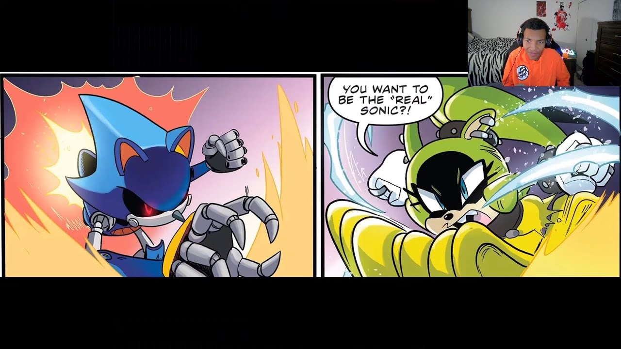 Reaction Sonic the Hedgehog (IDW Comics) Imposter Syndrome Full Movie Dub Metal Sonic vs Surge