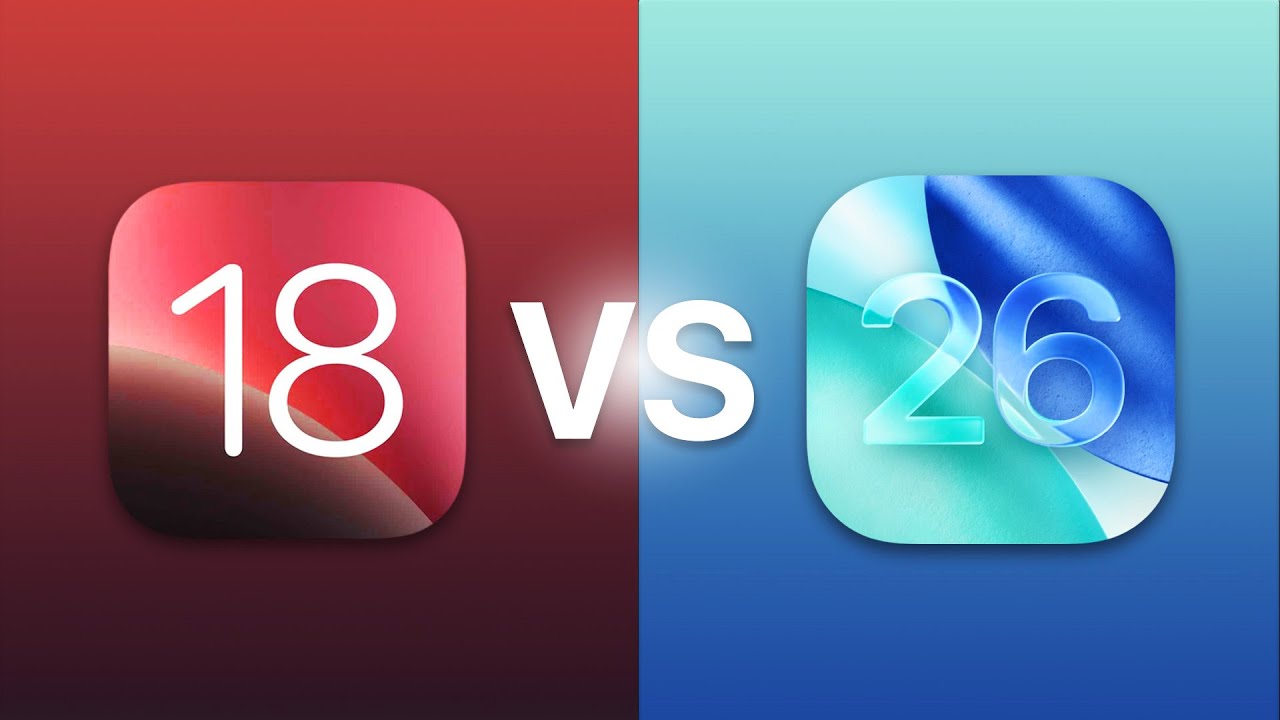 iOS 18 vs iOS 26 - A Radical Redesign!
