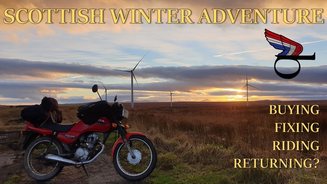 A Winter's Tale - Buying, Fixing and Riding a Honda CG 125 to Braemar in Winter