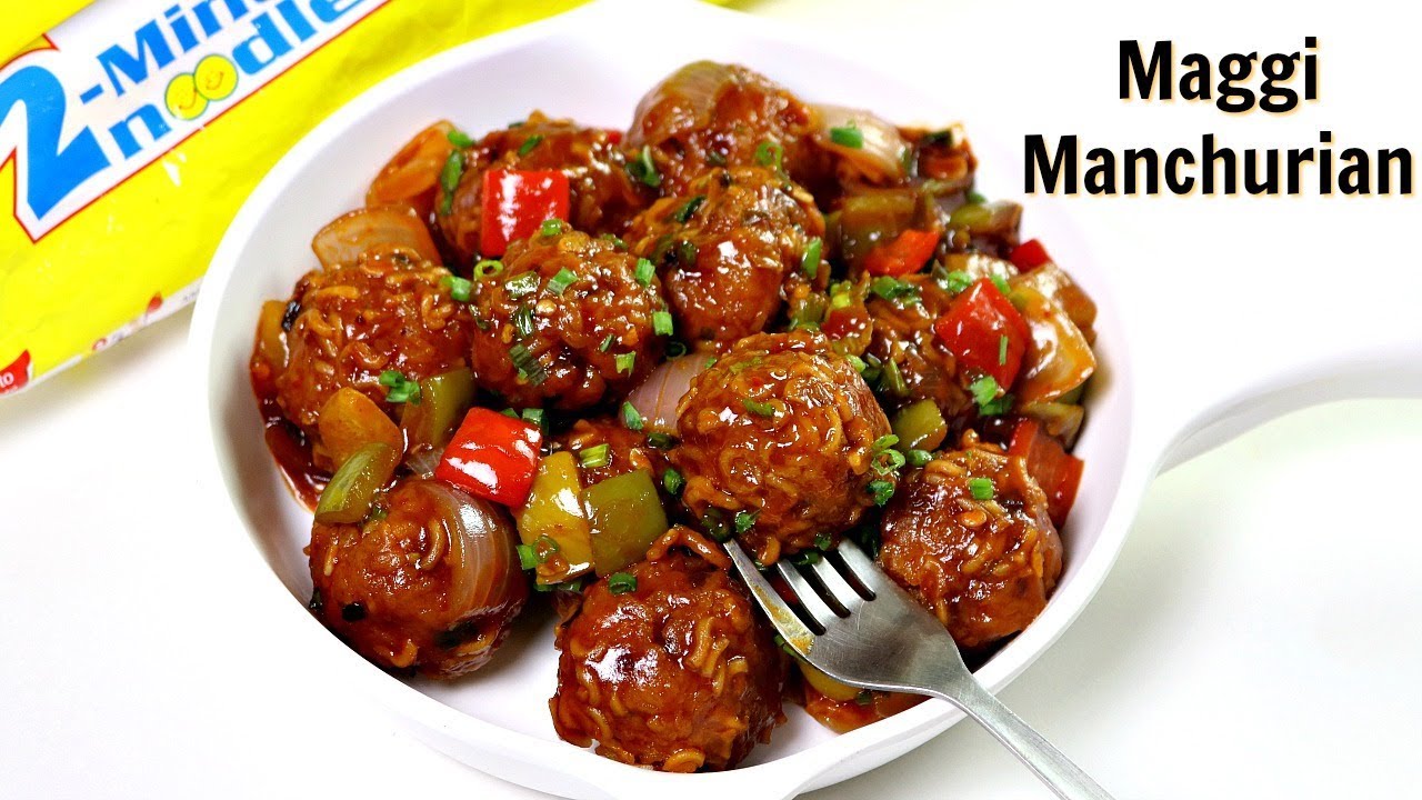 मैगी के क्रिस्पी मंचूरियन | Maggi Manchurian Recipe | Veg Manchurian Recipe | Maggi | KabitasKitchen