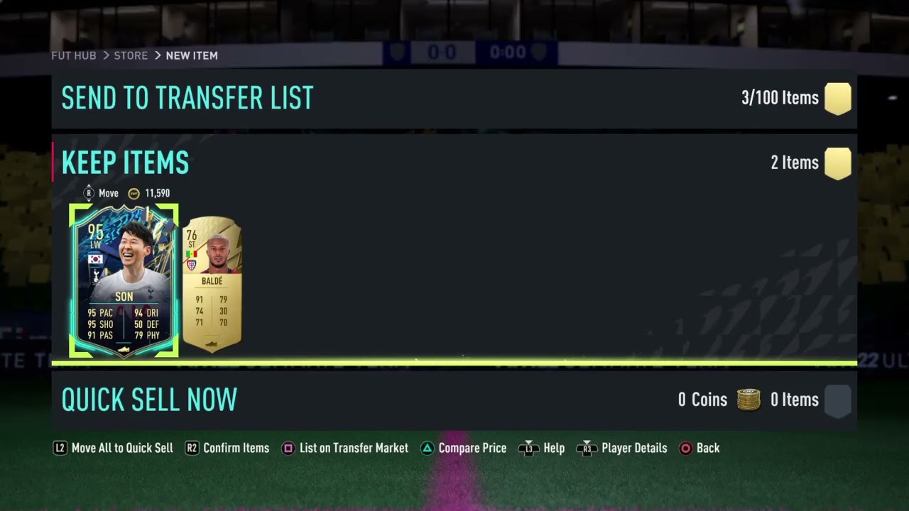 TWO RARE PLAYERS PACK FIFA 22 ULTIMATE TEAM