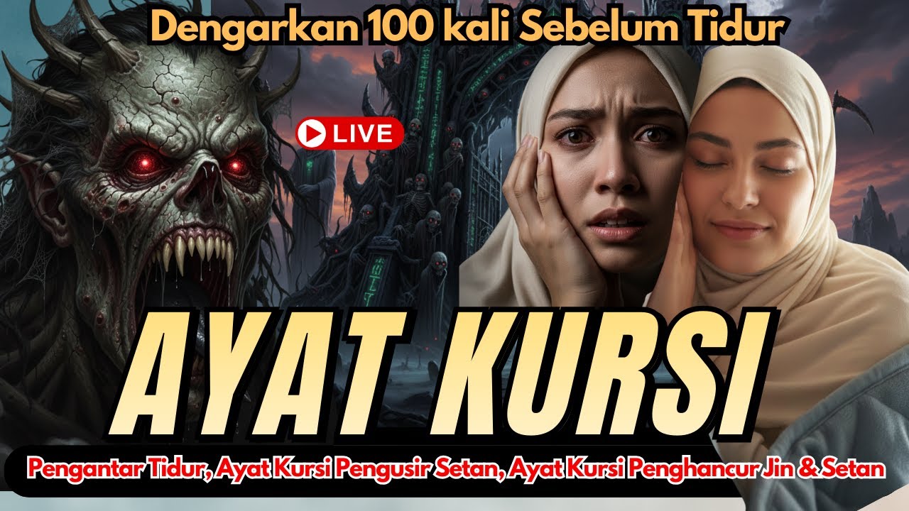 Ayat Kursi Pengantar Tidur, Ayat Kursi Pengusir Setan, Ayat Kursi Penghancur Jin & Setan