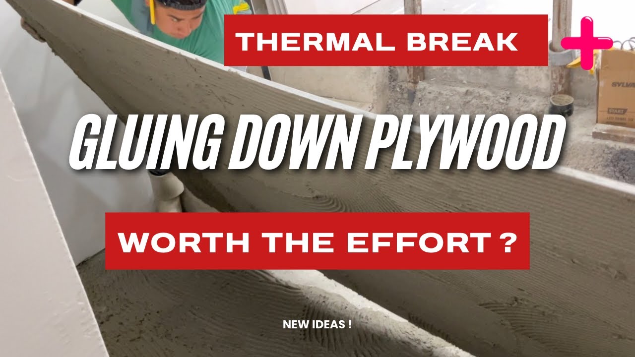 Avoiding ceramic tiles instead cementing down plywood and using PVC click together laminate flooring