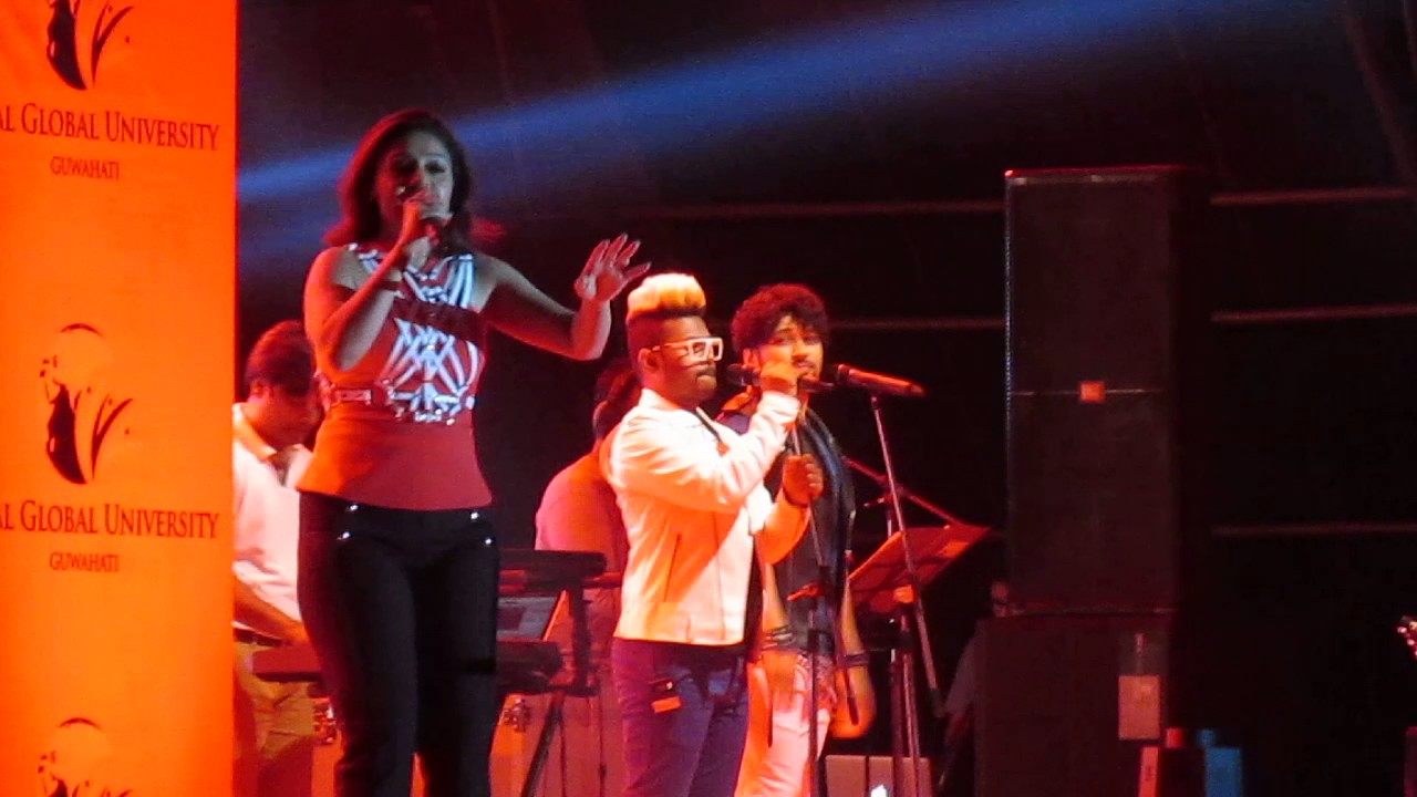 Sunidhi Chauhan Live Singing Bloody Hell | Rangoon | Consensio 2017 | Guwahati