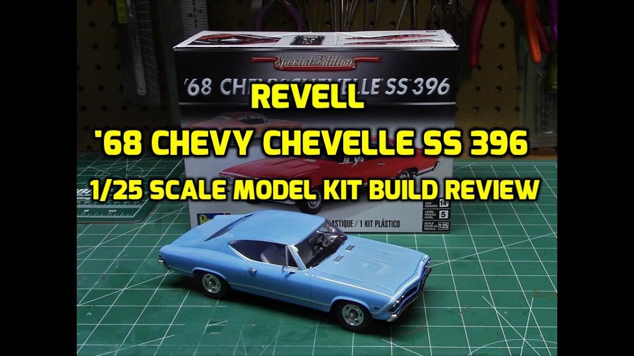 Revell 1968 Chevy Chevelle SS 396 1/25 Scale Model Kit Build Review 85-4445