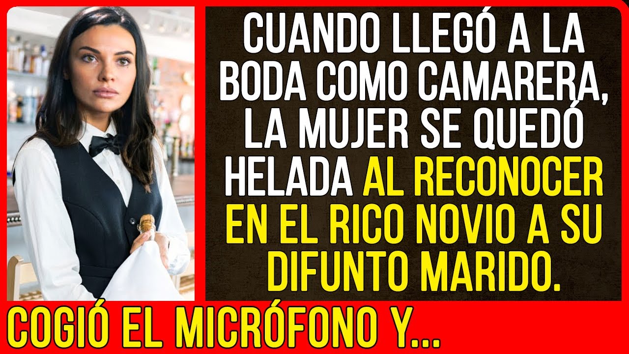 Cuando ella reconoció a su esposo, tomó el micrófono y dijo...