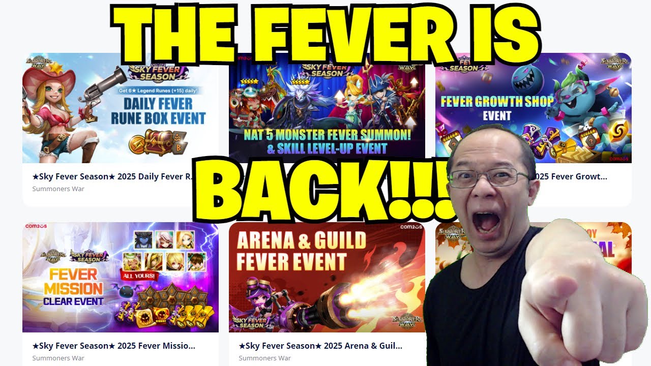 Calling All NEW PLAYERS!!! THE SKY FEVER SEASON is BACK!!! (Summoners War)