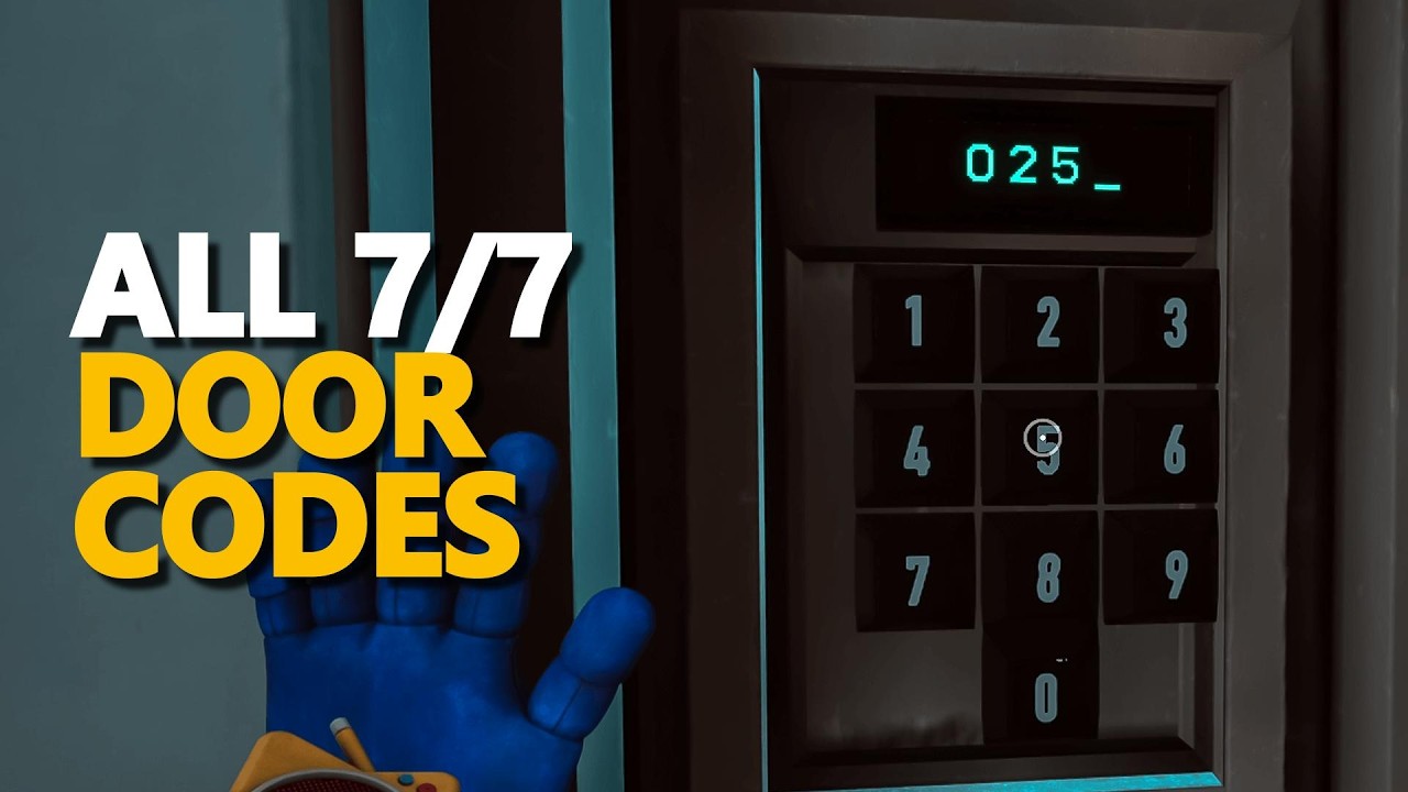 All Door CODES Poppy Playtime Chapter 5