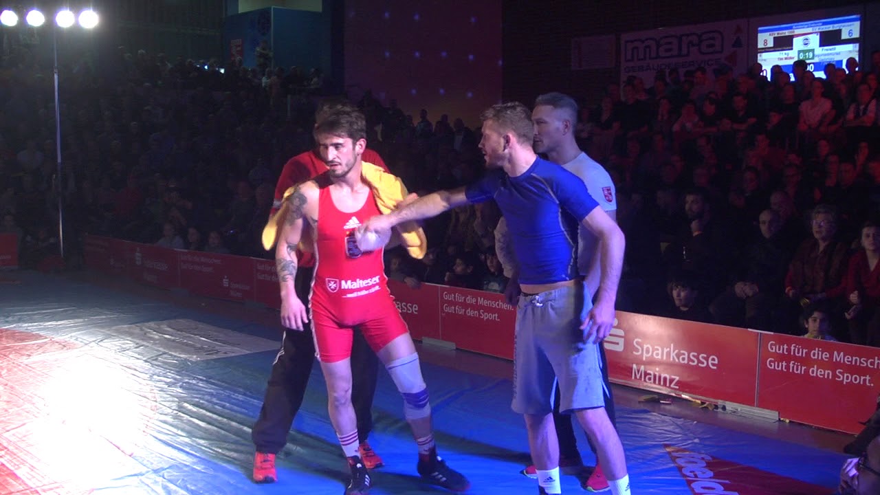 1/2 Finale DMM Ringen, 71KG Freistil, T. Müller vs. M. Gadzhiev