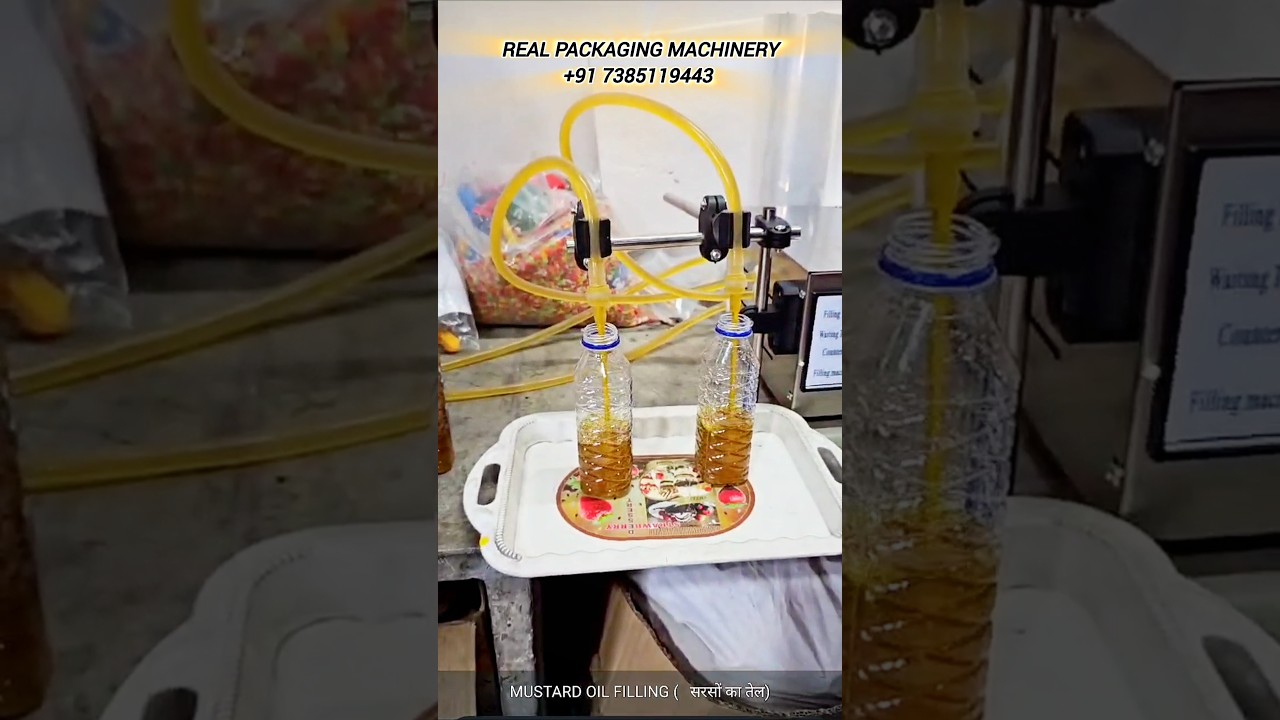Mini Digital Filler Oil Filling Machine | Oil Filling Machine #digitalfiller