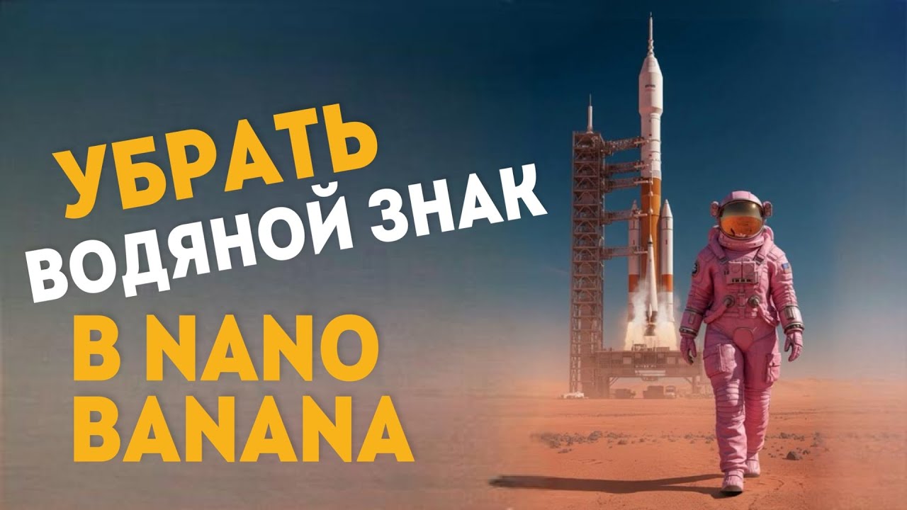 Как Убрать водяной знак в Nano Banana #ии #нейросети #nanobanana #маркетинг #skoblikmarketing #fyp