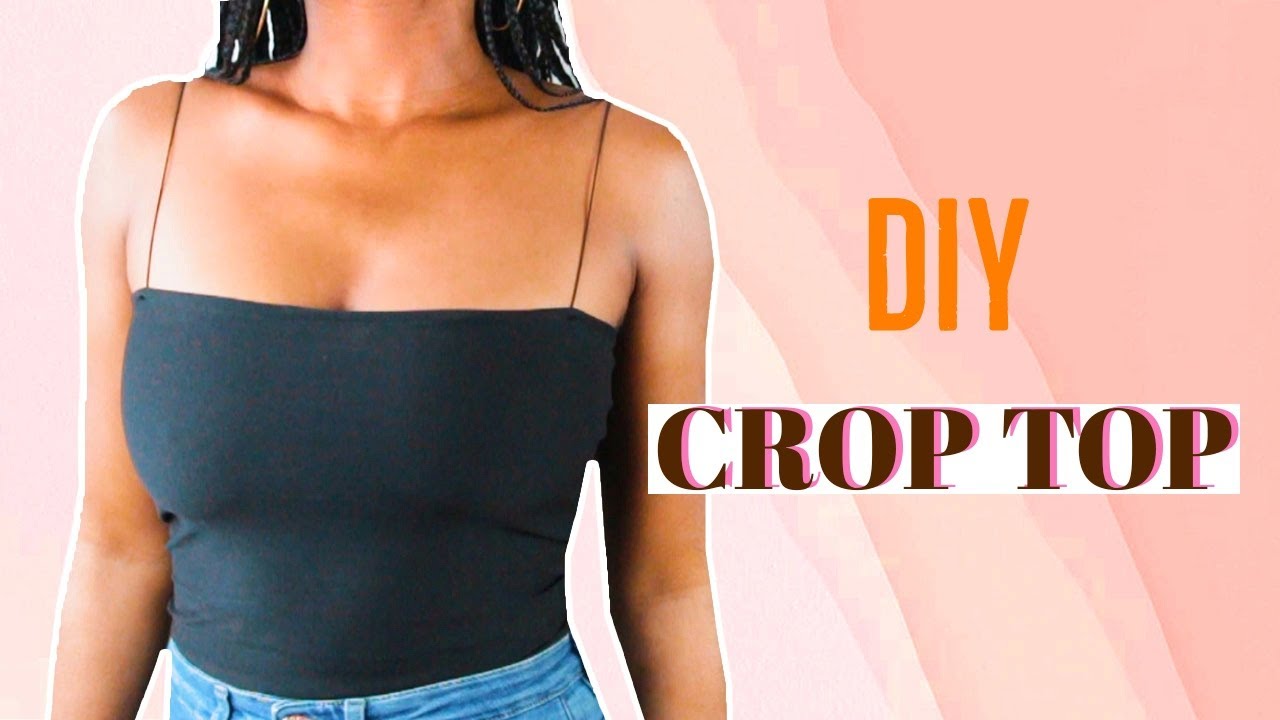 DIY : Crop Top &agrave; fines bretelles