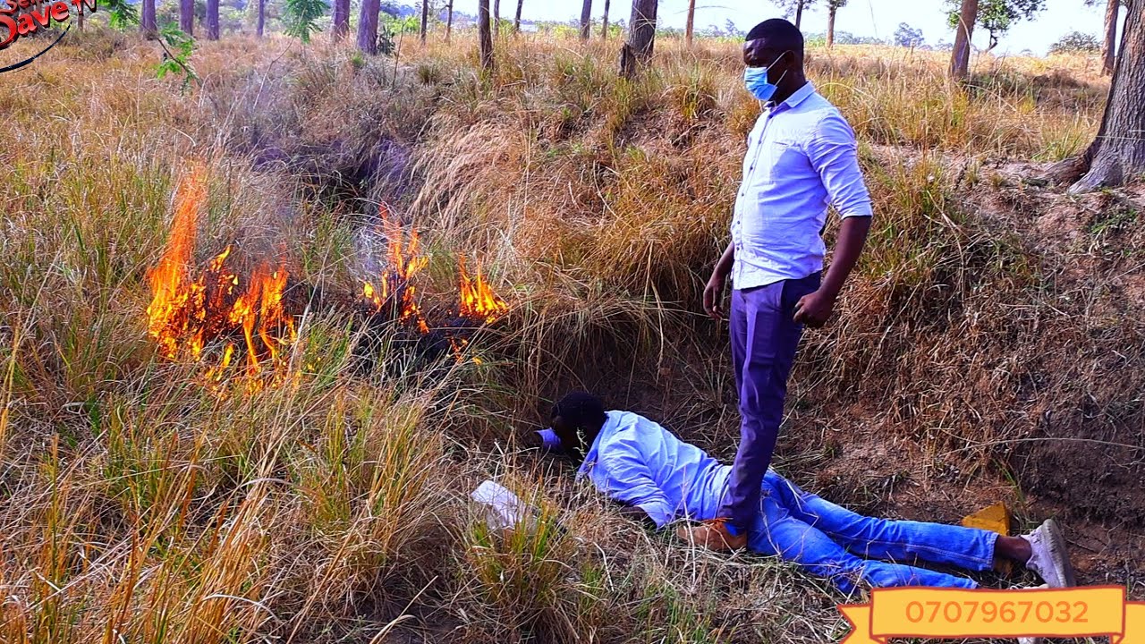 We had to burn the whole forest😭After burning Mchawi live on camera😭Dont doubt charles is more fire