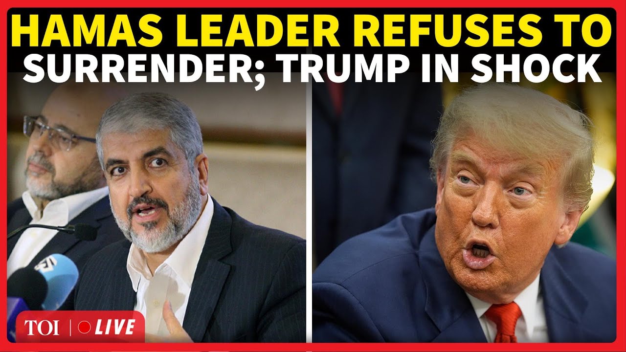 On Cam: Hamas Leader TEARS DOWN Trump’s Surrender Clause; Bold Dare Stuns Israel | Khaled Meshaal