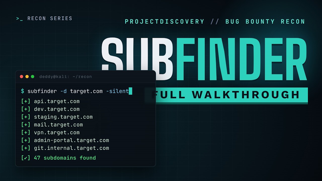 Subfinder is THE Cybersecurity tool in 2026. You wont need...
