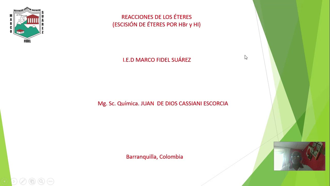 REACCIONES DE LOS ÉTERES