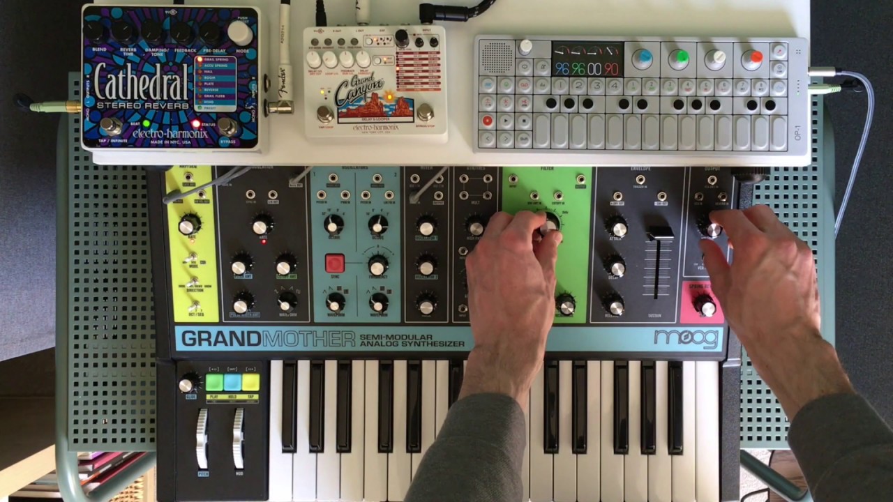 Hand Covers Bruise (The Social Network) - Moog / OP-1 Live Jam