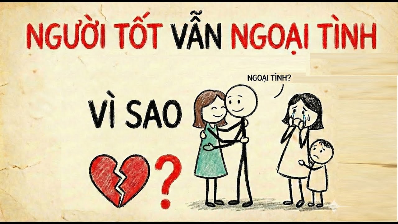 Vì Sao NGƯỜI TỐT Vẫn NGOẠI TÌNH | Câu Trả Lời Khiến Bạn Giật Mình