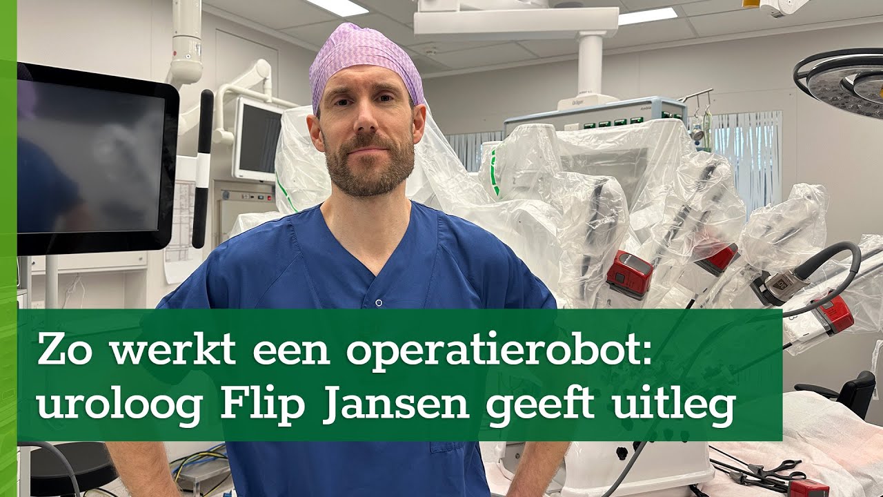 Zo werkt een operatierobot: uroloog Flip Jansen geeft uitleg