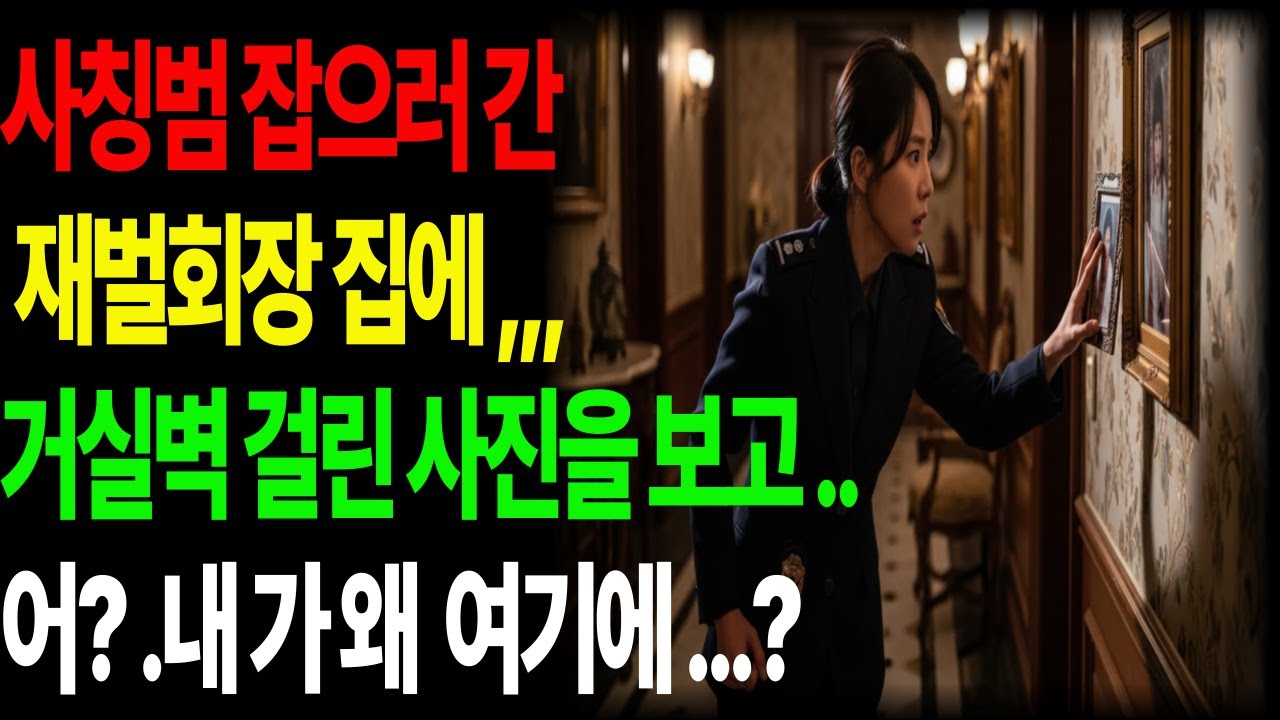 사칭범 잡으러 간 재벌 회장 집..거실 벽 걸린 사진을 보고 어?? 내가 왜 여기에??......노후사연|시니어사연