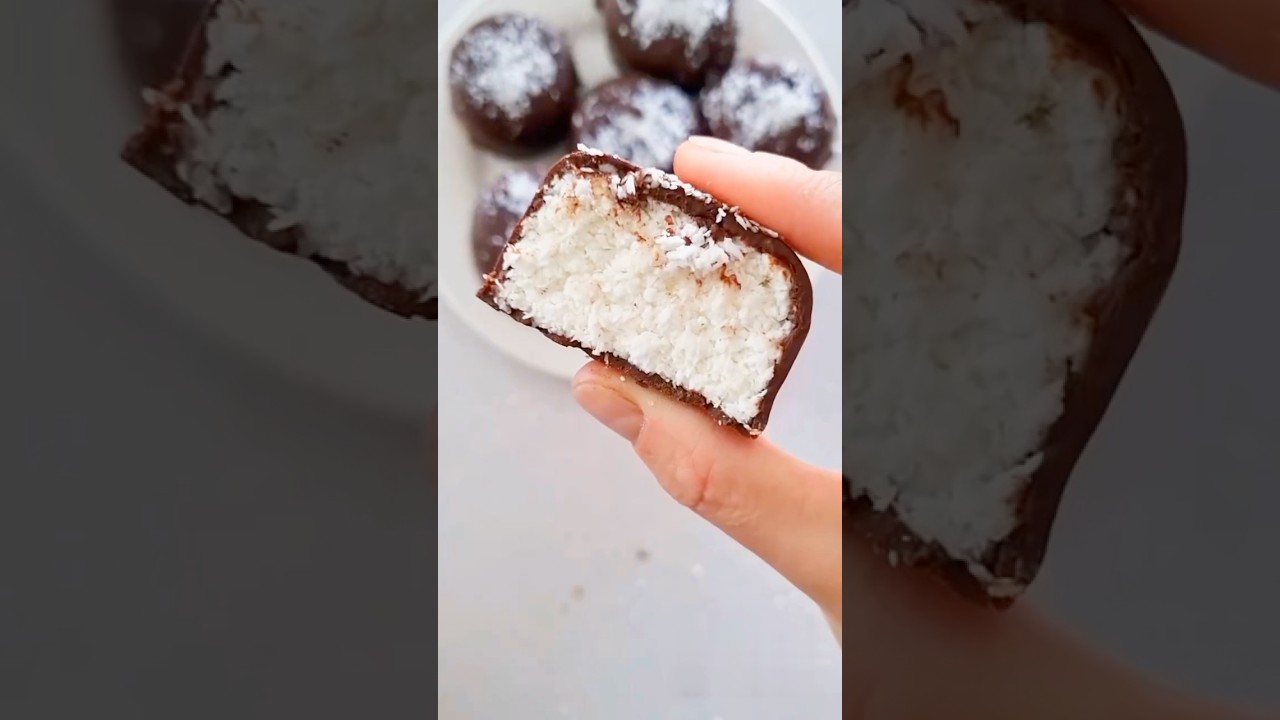 Простые кето-кокосовые кусочки всего из 4 ингредиентов