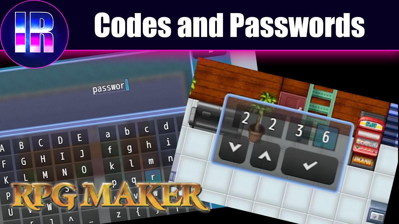 Как создавать коды и пароли в RPG Maker