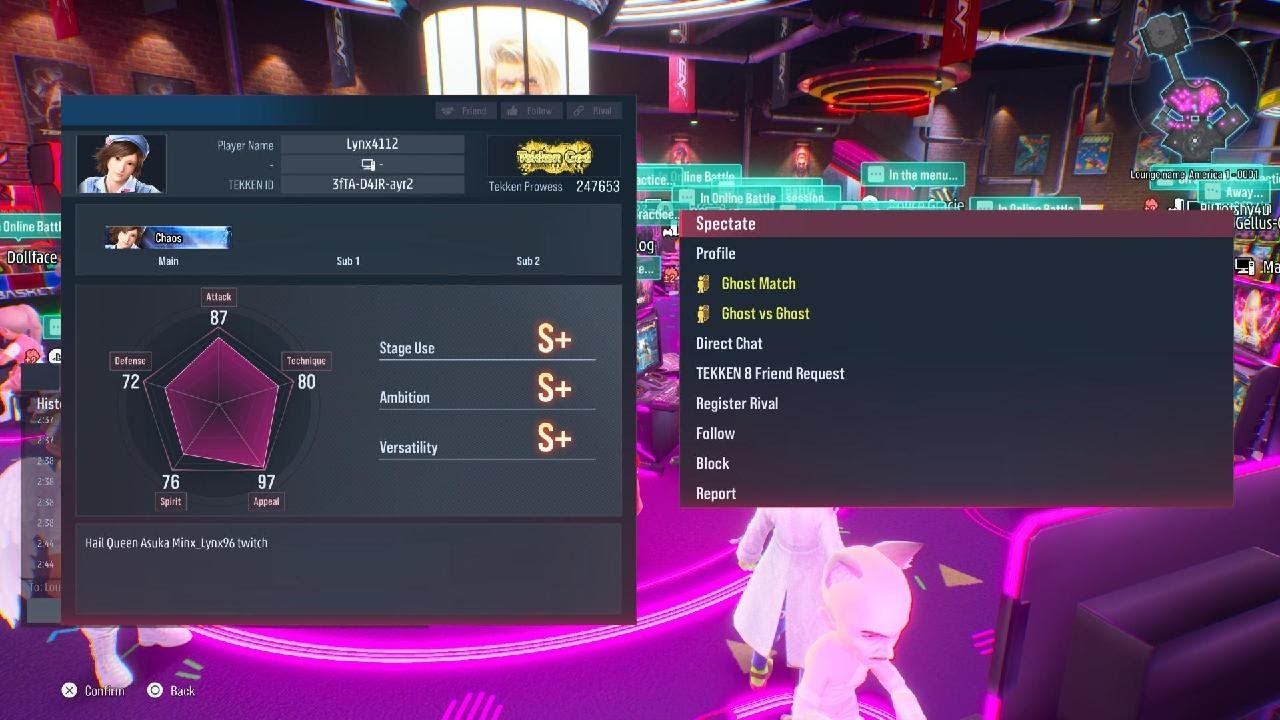 Tekken Lounge:This is Tekken God Asuka?