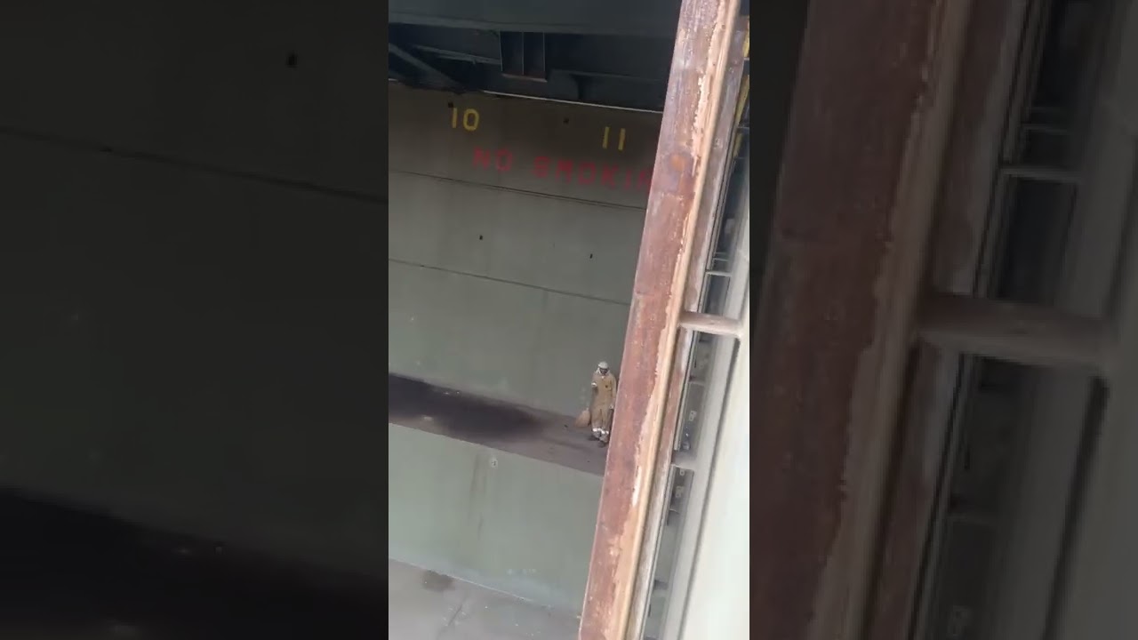 cargo hold cleaning (collecting cargo residue)